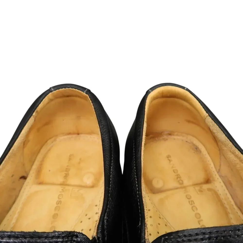 Sandro Moscoloni Shoes Mens 11 Loafer Slip On Classic Jacobs Venetian Leather